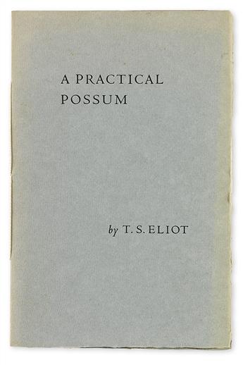 ELIOT, T.S. A Practical Possum.